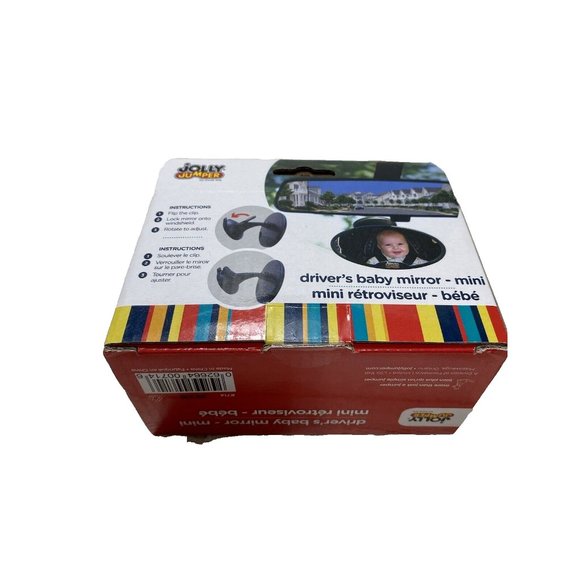 Jolly Jumper Suction Mount Drivers Mini Baby Mirror - Brand New - Picture 4 of 6